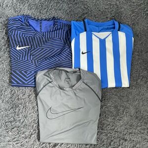 Men Size Large Nike Dri-Fit Workout T-Shirt Bundle of 3